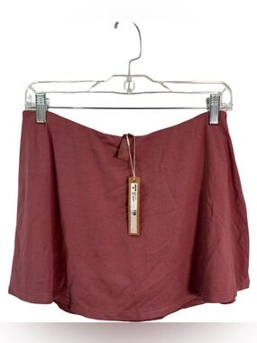NWT SKIMS Smooth Lounge Skort | Redwood | Size Medium